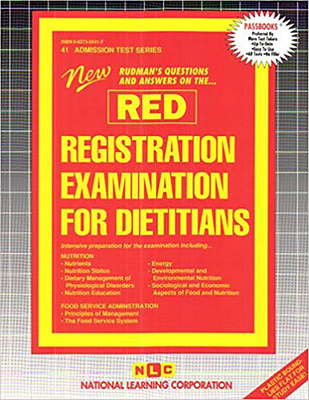 Registration Examination For Dietitians (RED) (Admission Test Series #41) By National Learning Corporation Cover Image