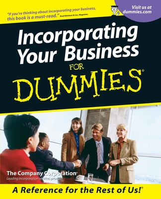 Incorporating Your Business for Dummies Cover Image