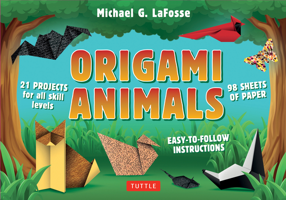 Origami Animals Kit: Make Colorful and Easy Origami Animals: Kit Includes  Origami Book, 98 Papers and 21 Original Projects (Other) | Hooked