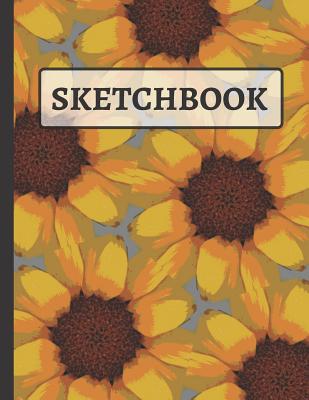 Sketchbook: Large Sunflower Sketchbook to Practice Drawing Cover Image