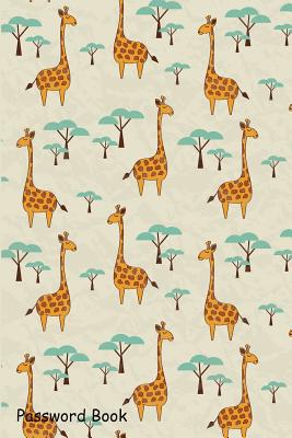 Password Book: Include Alphabetical Index with Giraffes Pattern Cover Image