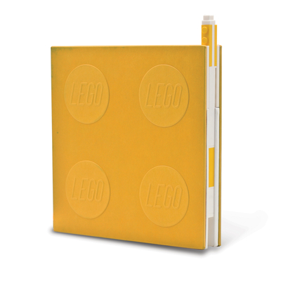 Lego 2.0 Locking Notebook with Gel Pen - Yellow By Santoki (Created by) Cover Image