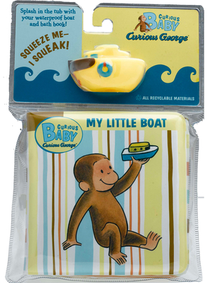Curious Baby: My Little Bath Book & Toy Boat (Curious Baby Curious George) Cover Image