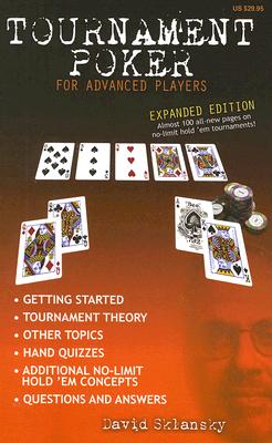 Tournament Poker for Advanced Players By David Sklansky Cover Image