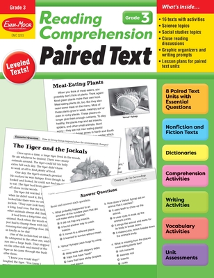 Reading Comprehension: Paired Text, Grade 3 Teacher Resource Cover Image