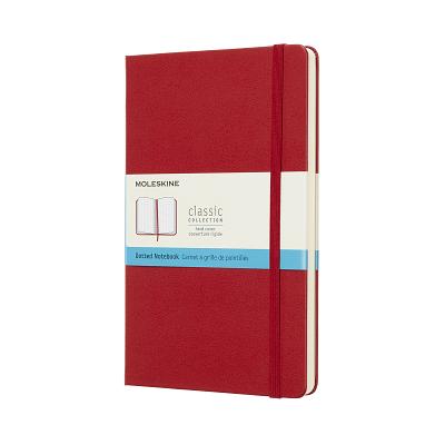 Moleskine Classic Notebook, Large, Dotted, Red Scarlet, Hard Cover (5 x 8.25) By Moleskine Cover Image