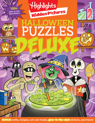 Halloween Puzzles Deluxe (Highlights Hidden Pictures) By Highlights (Created by) Cover Image