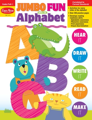 Jumbo Fun with the Alphabet, Grade Prek - 1, Teacher Resource Cover Image