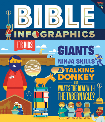 Bible Infographics for Kids: Giants, Ninja Skills, a Talking Donkey, and What's the Deal with the Tabernacle? By Harvest House Publishers Cover Image
