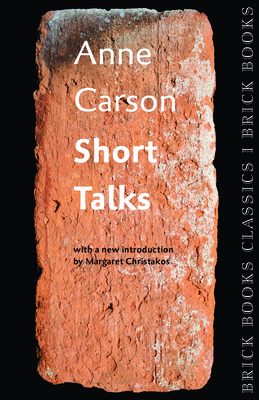 Short Talks: Brick Books Classics 1 Cover Image