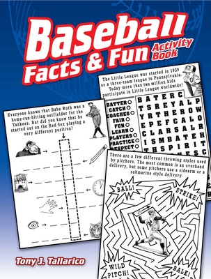 Baseball Facts & Fun Activity Book Cover Image