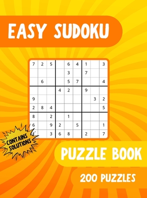 easy sudoku 200 large print sudoku puzzles with solutions hardcover the concord bookshop established 1940