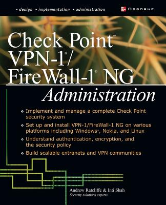 Check Point VPN-1/Fire Wall-1 NG Administration Cover Image