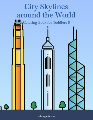 City Skylines around the World Coloring Book for Toddlers 6