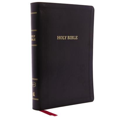 KJV, Deluxe Reference Bible, Giant Print, Imitation Leather, Black, Indexed, Red Letter Edition By Thomas Nelson Cover Image