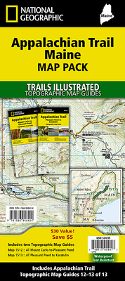 Appalachian Trail: Maine [Map Pack Bundle] (National Geographic Trails Illustrated Map) By National Geographic Maps - Trails Illust Cover Image