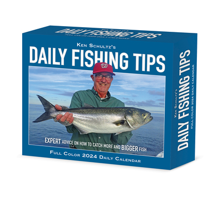 Ken Schultz's Daily Fishing Tips 2024 6.2 X 5.4 Box Calendar