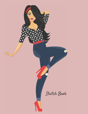 Sketch Book: Fashion Themed Themed Personalized Artist Sketchbook For Drawing and Creative Doodling By Adidas Wilson Cover Image