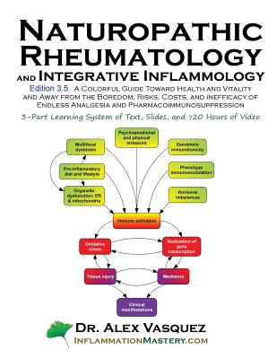 Naturopathic Rheumatology and Integrative Inflammology V3.5: A Colorful Guide Toward Health and Vitality and Away from the Boredom, Risks, Costs, and (Inflammation Mastery & Functional Inflammology) Cover Image