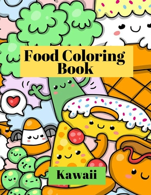 Cute Kawaii Food Coloring Book : Kawaii Food Coloring Pages for kids