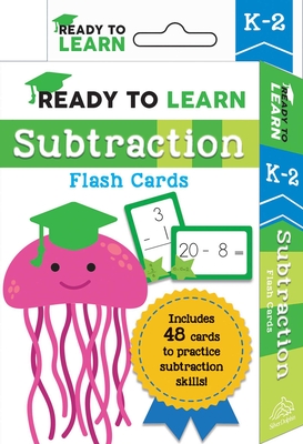 Ready to Learn: K-2 Subtraction Flash Cards: Includes 48 Cards to Practice Subtraction Skills!