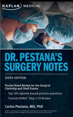 Dr. Pestana's Surgery Notes: Pocket-Sized Review for the Surgical Clerkship and Shelf Exams (USMLE Prep) By Dr. Carlos Pestana Cover Image