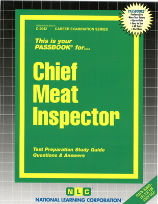 Chief Meat Inspector: Passbooks Study Guide (Career Examination Series) Cover Image