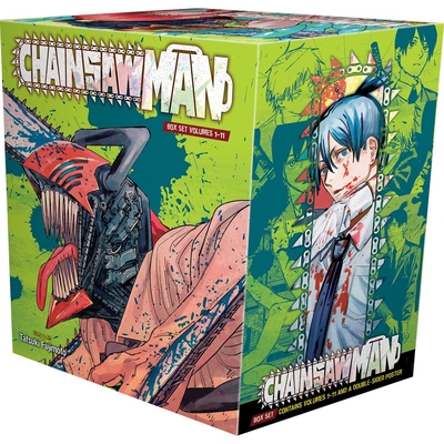 Chainsaw Man Box Set: Includes volumes 1-11 By Tatsuki Fujimoto Cover Image