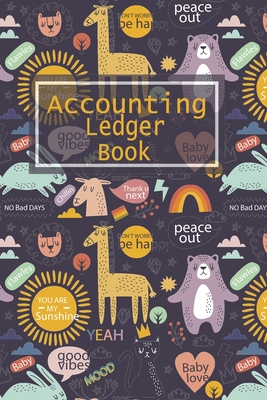 Accounting Ledger Book: 6 Column Payment Record, Record and Tracker Log Book, Personal Checking Account Balance Register, Checking Account Tra Cover Image