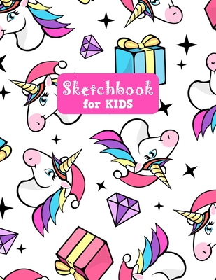 Unicorn Sketchbook: Cute Unicorn Sketchbook for girls (Other