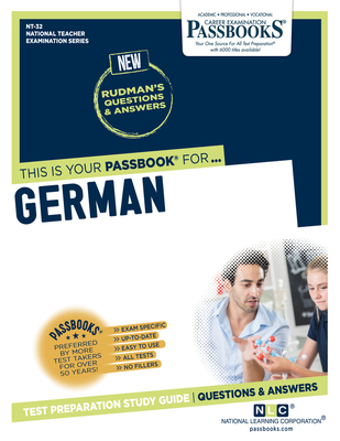 German (NT-32): Passbooks Study Guide (National Teacher Examination Series (NTE) #32) Cover Image