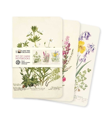 Royal Botanic Garden Edinburgh Set of 3 Mini Notebooks (Mini Notebook Collections)