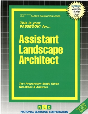 Assistant Landscape Architect: Passbooks Study Guide (Career Examination Series) Cover Image