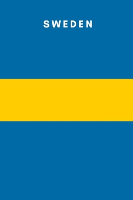 Sweden: Country Flag A5 Notebook to write in with 120 pages Cover Image