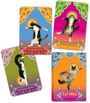 Cat Yoga Postcards Cover Image