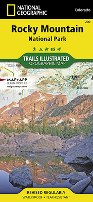 Rocky Mountain National Park Map (National Geographic Trails Illustrated Map #200) Cover Image