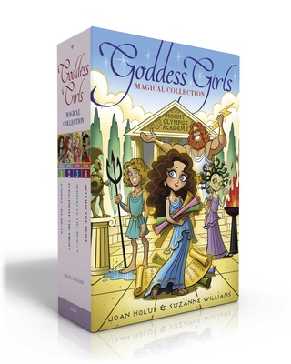 Goddess Girls Magical Boxed Set: Athena the Brain; Persephone the Phony; Aphrodite the Beauty; Artemis the Brave By Joan Holub, Suzanne Williams Cover Image