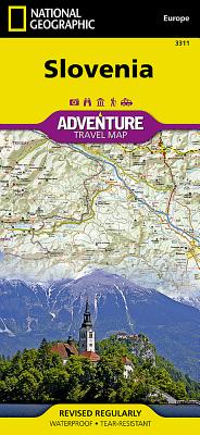 Slovenia Map (National Geographic Adventure Map #3311) By National Geographic Maps - Adventure Cover Image