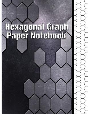 Hexagonal Graph Paper Notebook: Hexagon Graph Paper 1/4inch Large Size 8.5x11