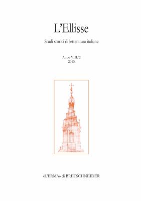 L'Ellisse, 8/2 - 2013: Studi Storici Di Letteratura Italiana By Emilio Russo (Editor), Carlo Tommasi (Editor) Cover Image