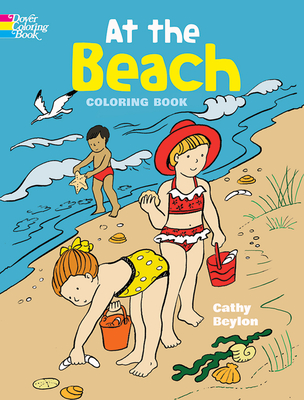 At the Beach (Dover Kids Coloring Books)