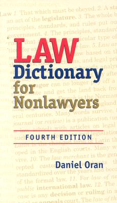 Law Dictionary for Nonlawyers (Paralegal Reference Materials) Cover Image
