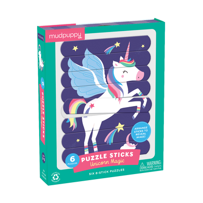 Unicorn Magic Puzzle Sticks By Inga Wilmink (Illustrator) Cover Image