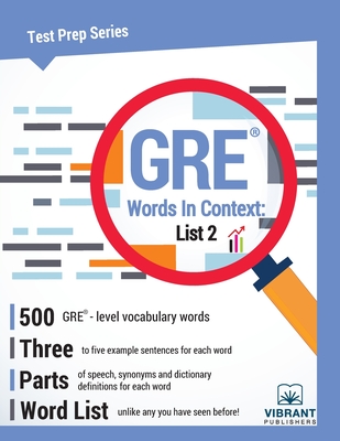 GRE Words In Context: List 2 (Test Prep #7) Cover Image