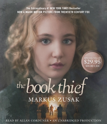 The Book Thief By Markus Zusak, Allan Corduner (Read by) Cover Image