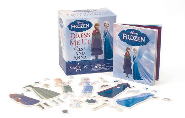 Frozen: Dress Me Up Elsa and Anna: A Magnetic Kit (RP Minis) By Running Press (Edited and translated by), Running Press (Editor) Cover Image