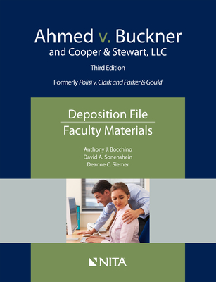 Ahmed V. Buckner and Cooper & Stewart, LLC: Deposition File, Faculty Materials Cover Image