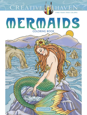Creative Haven Mermaids Coloring Book Cover Image