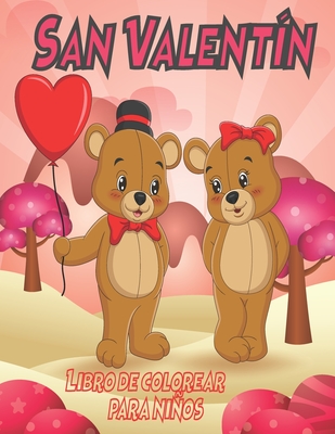 Libro de colorear de animales de San Valentín para niños (Paperback)