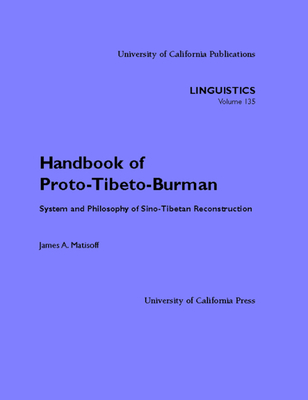 Cover for Handbook of Proto-Tibeto-Burman